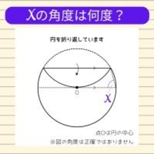 【角度当てクイズ Vol.2206】xの角度は何度？
