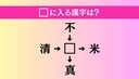 【穴埋め熟語クイズ Vol.4717】□に漢字を入れて4つの熟語を完成させてくださいの画像