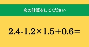 大人ならわかる？ 小学校の「算数」問題＜Vol.1908＞