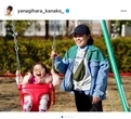 柳原可奈子、長女の成長を実感「もう足が地面につく」 親子の公園での微笑ましい一場面