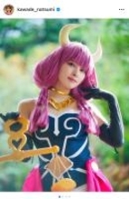 日テレ・河出奈都美アナ、『葬送のフリーレン』アウラのコスプレを披露　小道具も手作りで挑戦