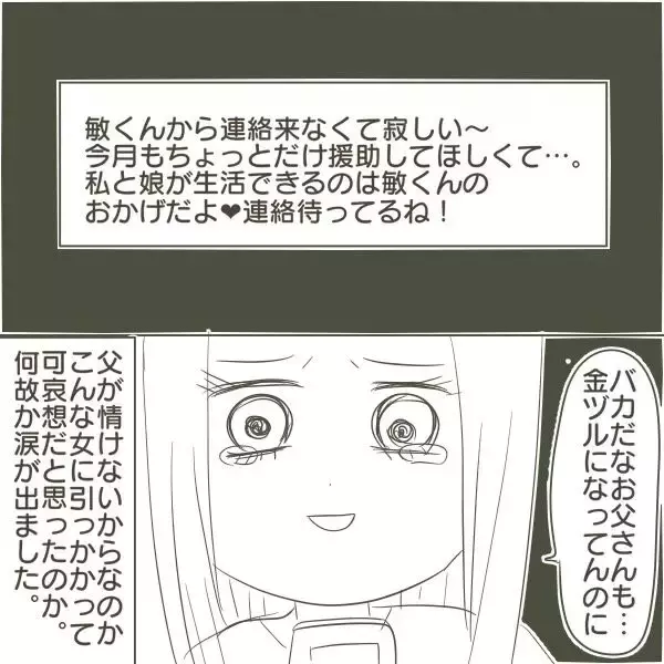 「亡くなった父の携帯に父の悲しい現実があった…」の画像