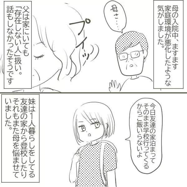 「母が緊急入院　父はお見舞いにも来ず、ある場所へ…」の画像