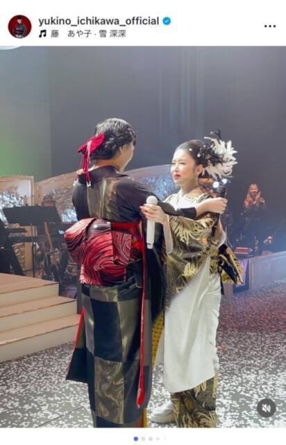 卵巣がんから復帰の歌手・市川由紀乃、藤あや子からの抱擁に涙　御園座新春特別公演で演歌の極意を学ぶ