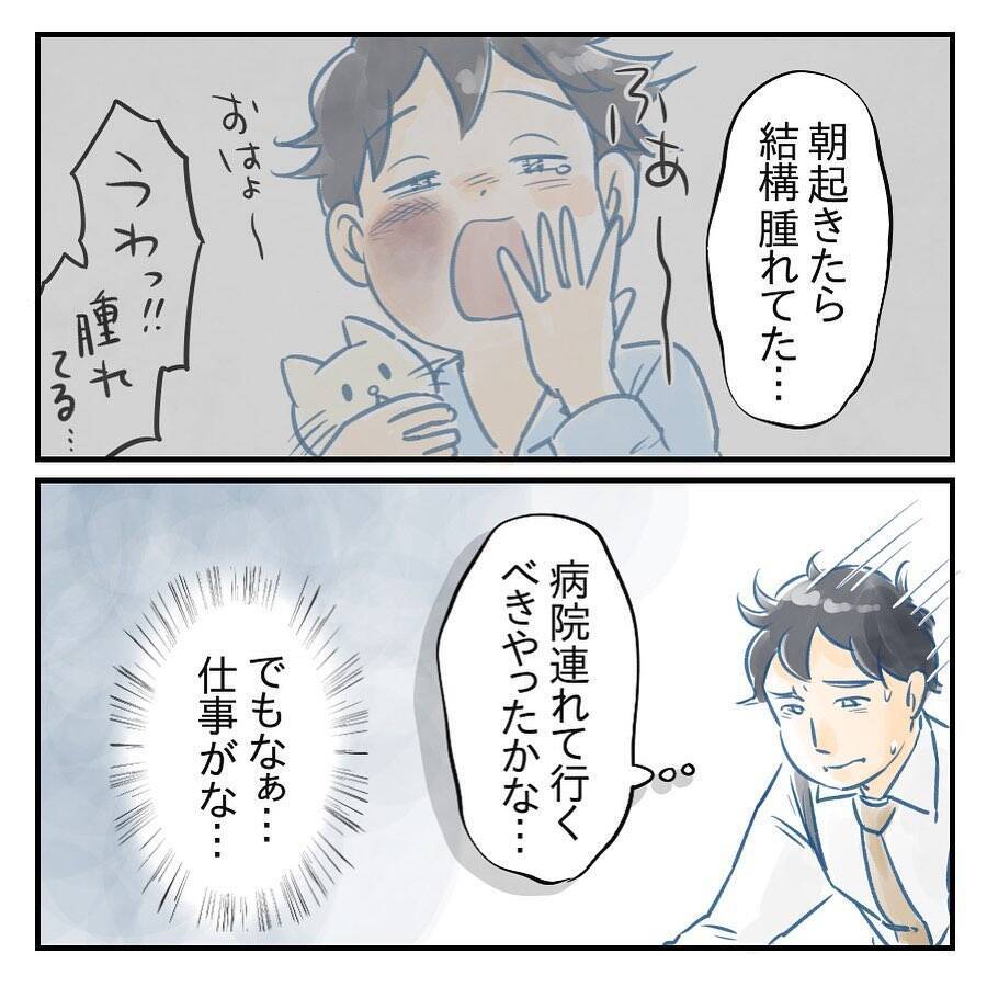 【漫画】翌朝、息子の頬が保育士も驚くほどの腫れ具合に【アナタの大丈夫がキライ Vol.32】