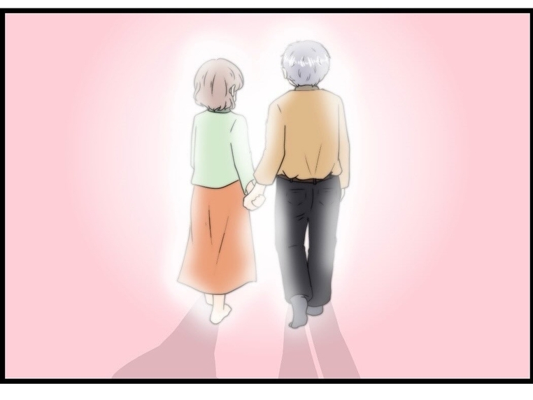 【漫画】妻の手を取り、二人で光の方へと進む【今夜何食べたい？ Vol.38】