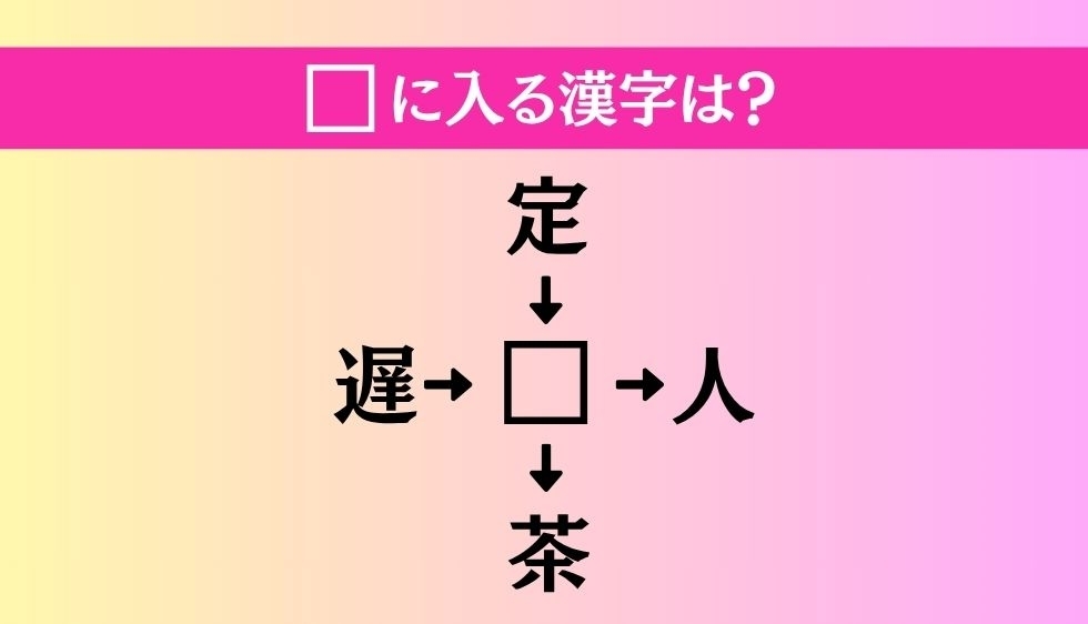 【穴埋め熟語クイズ Vol.3468】□に漢字を入れて4つの熟語を完成させてください