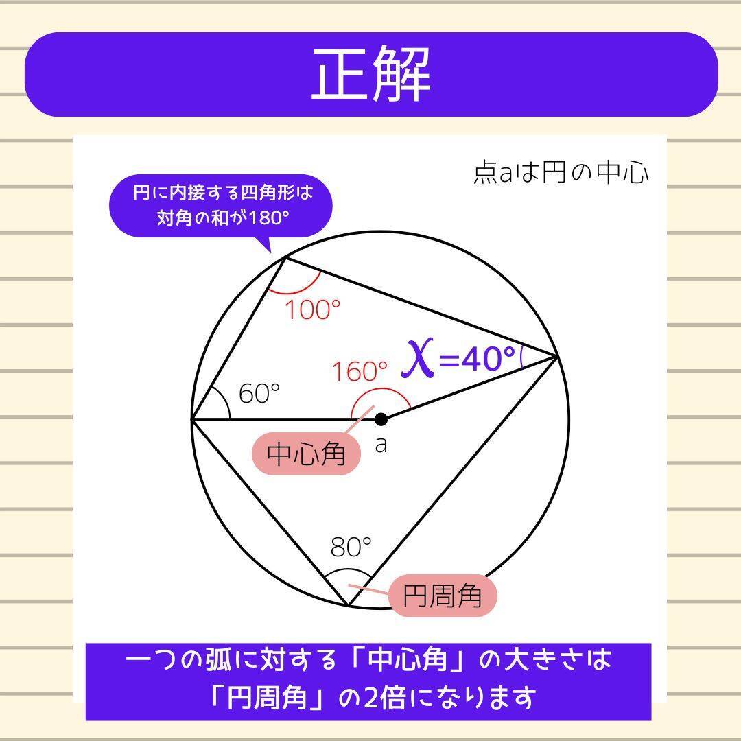 【角度当てクイズ Vol.2233】xの角度は何度？＜全3問＞