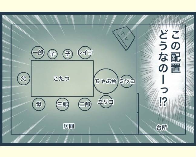 【漫画】座らされた場所が冷たいすきま風が当たる末端（涙）【イジワルな長男の嫁 Vol.6】