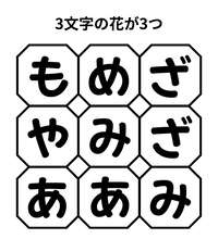 【単語パズル Vol.37】3文字の花を3つ見つけて！