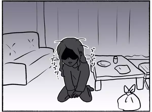 「【漫画】自宅に到着した父　母はなぜか独り言を言いながら台所へ向かう【母とうつと私。 Vol.18】」の画像