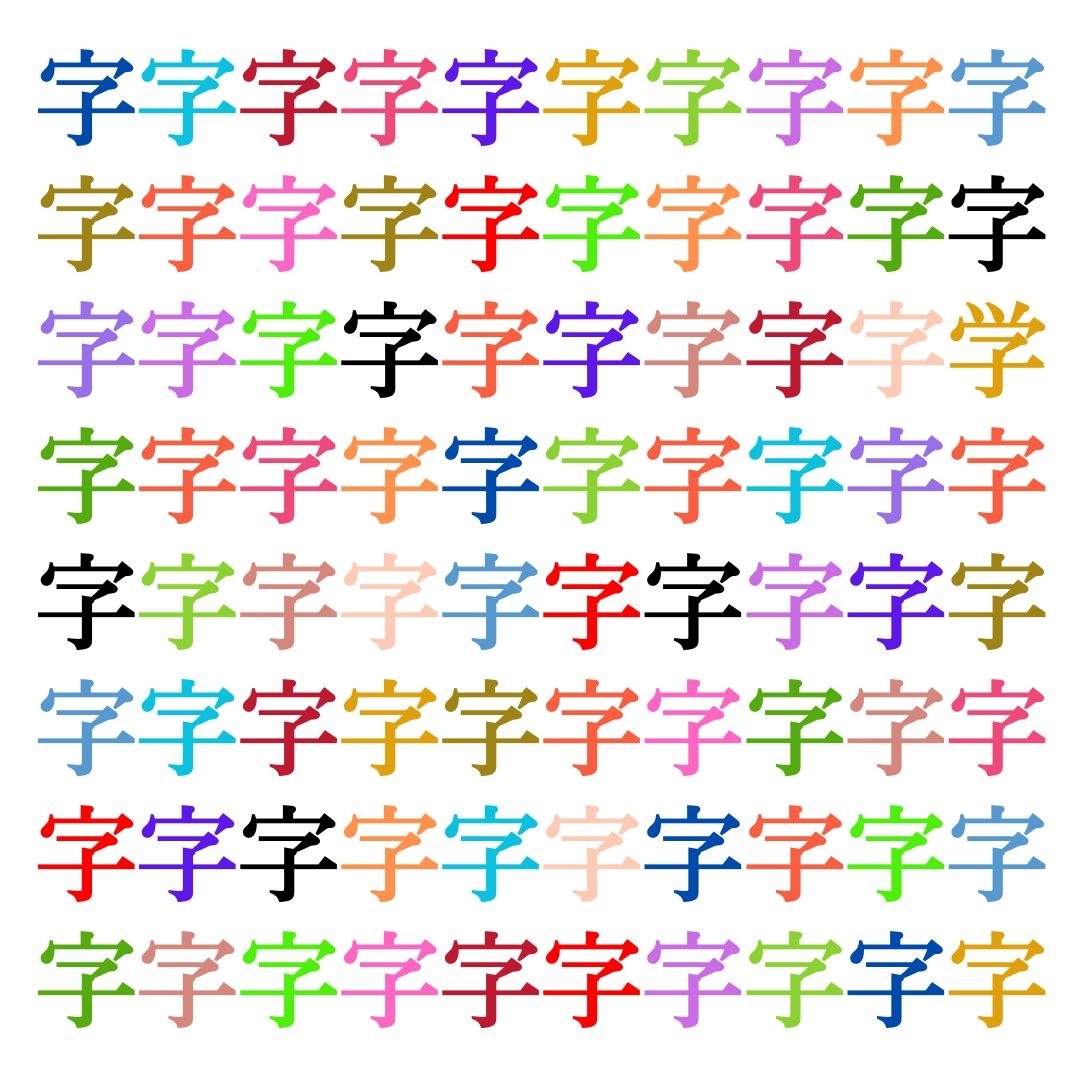 【仲間はずれ探し Vol.210】一つだけ違う漢字がまぎれています。どこにあるかわかりますか？