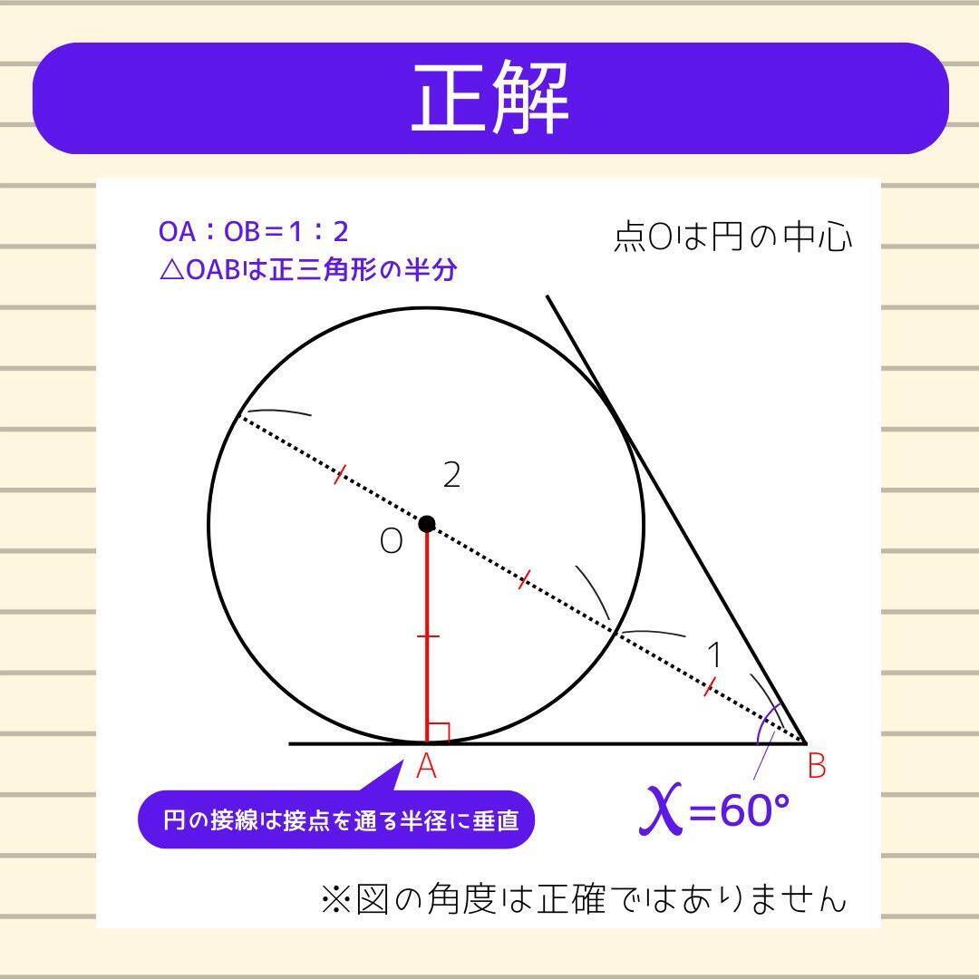 【角度当てクイズ Vol.2263】xの角度は何度？＜全3問＞