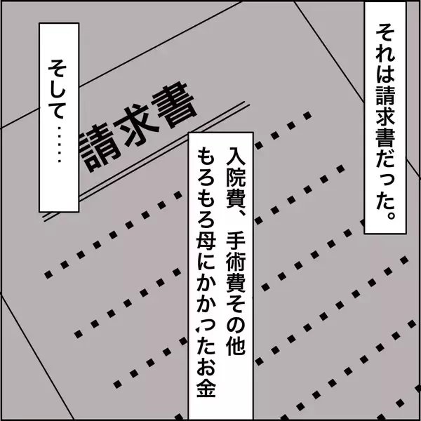 「【漫画】母の医療費、火葬費が私宛に請求された【義母から800万円奪った兄嫁の末路 Vol.85】」の画像
