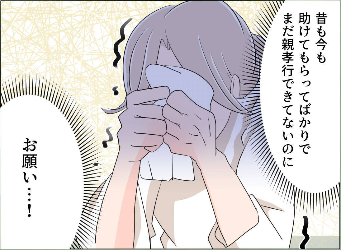【漫画】母には助けてもらってばかりでまだ親孝行できていない！【夫の二重生活 Vol.128】