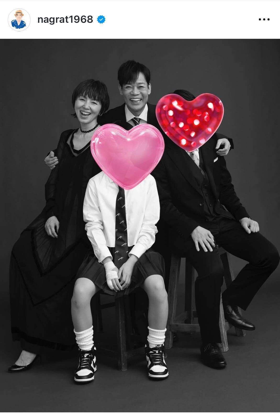 名倉潤、57歳の誕生日を家族写真で報告「「これからも家族共々楽しく健康に穏やかに」