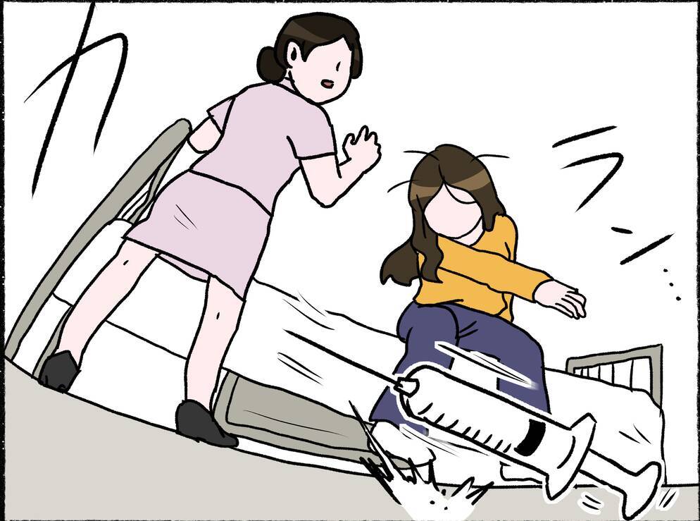 【漫画】あの状況が蘇る…注射を拒否するも…【母とうつと私。 Vol.42】