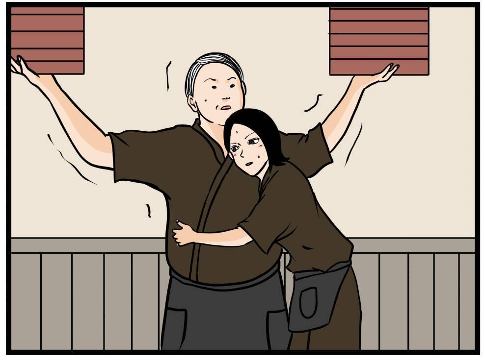 【漫画】身体を張って仲間を守るはにゃおに胸がドキドキ【元引きこもりがバイトリーダー Vol.107】
