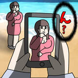 「【漫画】写真が好きらしいヤバ美　海を背景に撮ってあげることに【非常識な女がウチにきた Vol.17】」の画像8