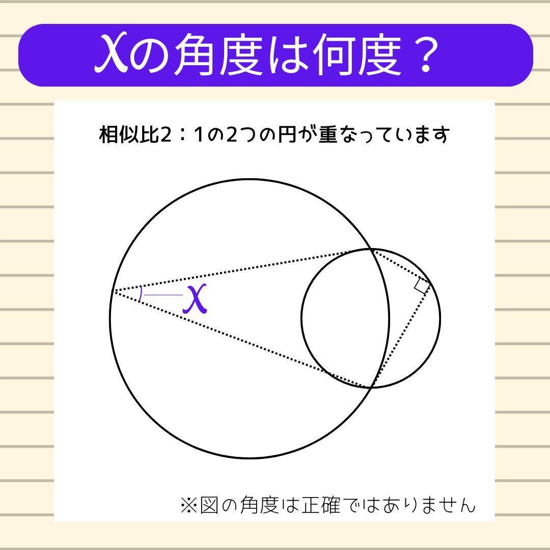 【角度当てクイズ Vol.2012】xの角度は何度？