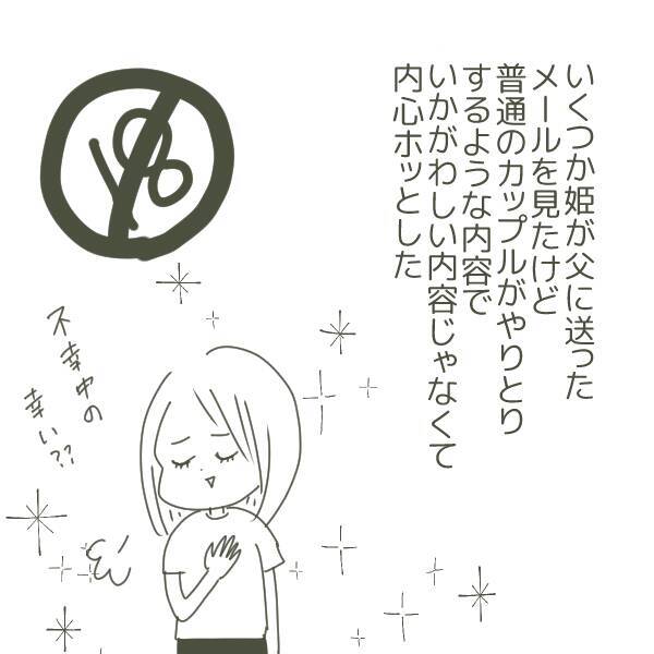 父の携帯を確認！「姫」「王子」と呼び合うメールの送り主は!?