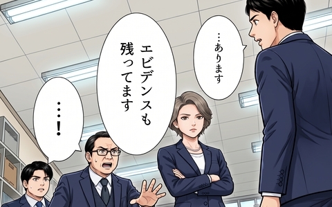 「エビデンスも残ってます」録音で脅してきた問題児に、課長が突きつけた"記録"とは？の画像