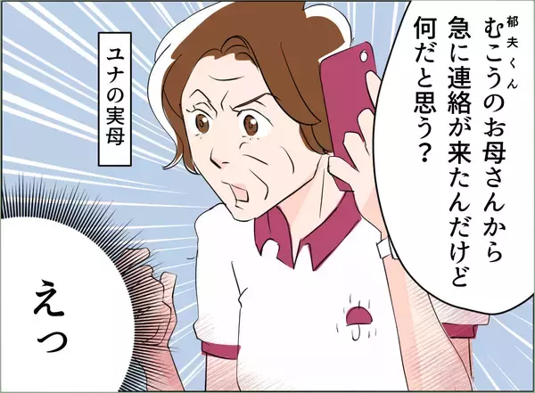 「【漫画】義母が私の母に連絡して嫌味を言っていた…今回の件、話すべきか？【夫の二重生活 Vol.53】」の画像