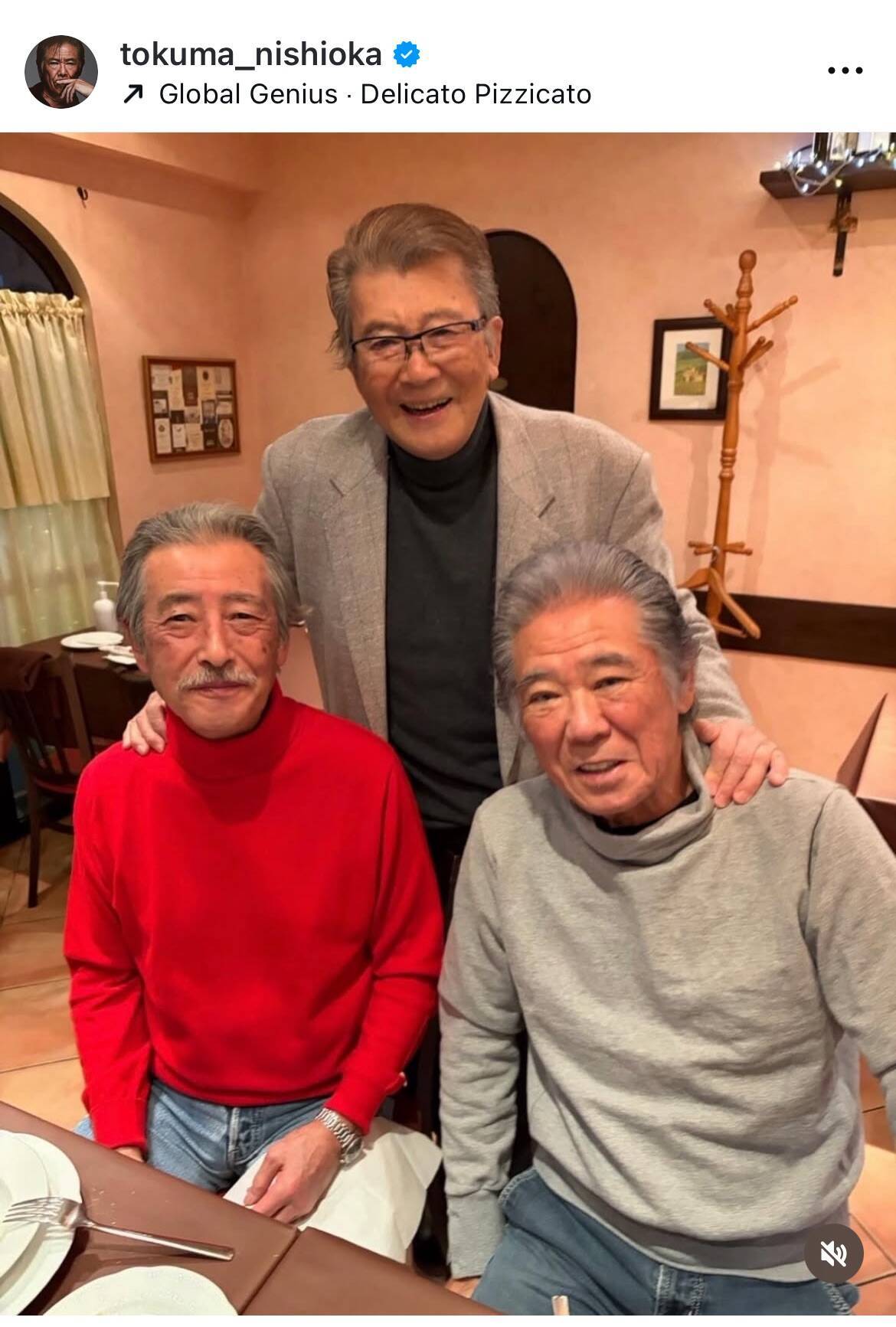 神田正輝、『旅サラダ』卒業後初の公の場　西岡徳馬とのゴルフ会食で元気な姿