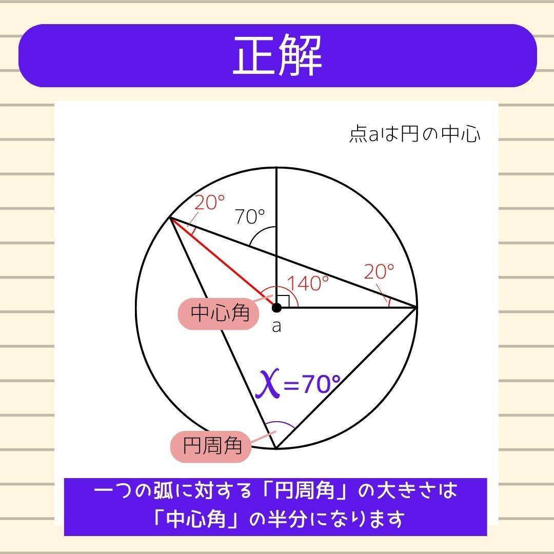 【角度当てクイズ Vol.1805】xの角度は何度？＜全3問＞