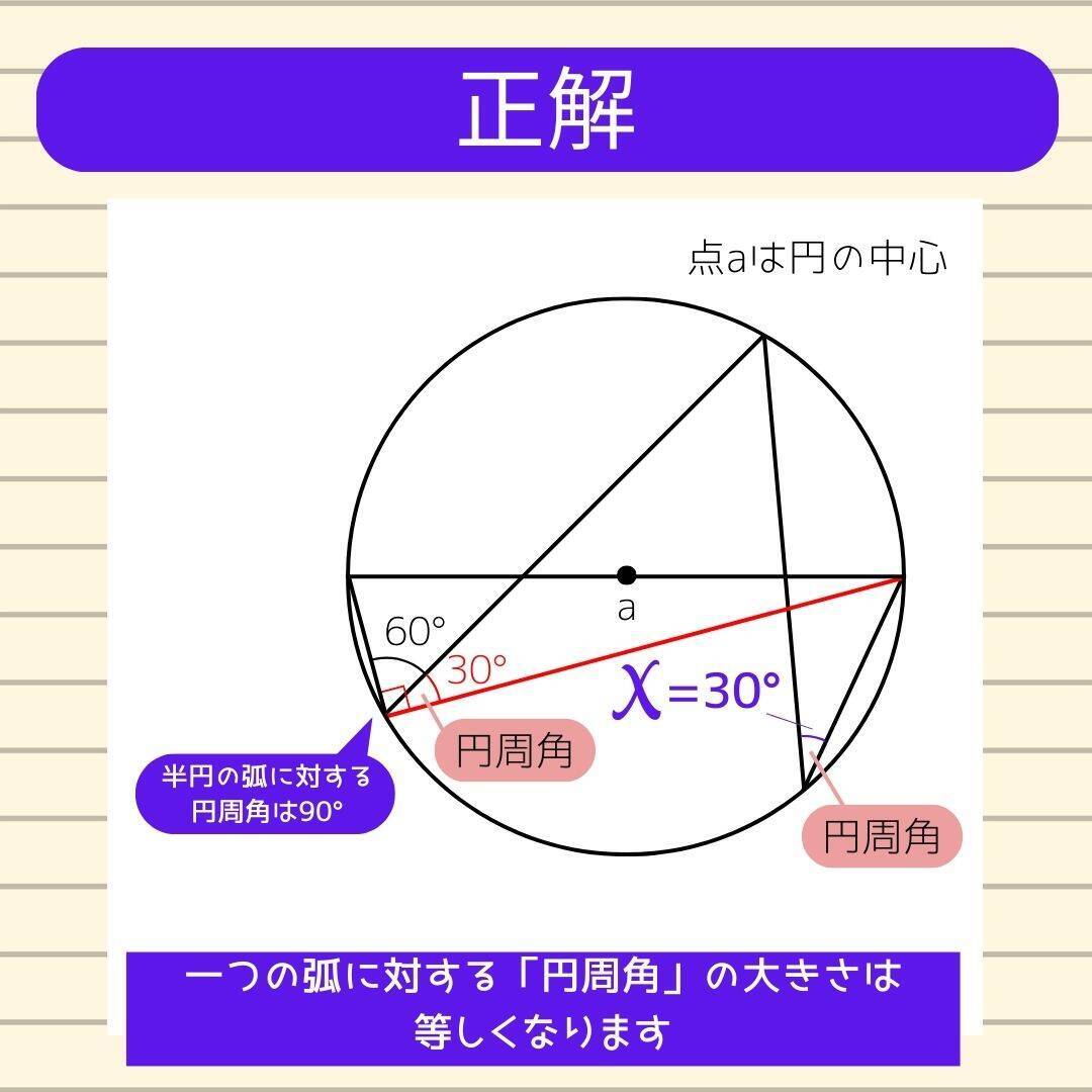 【角度当てクイズ Vol.2047】xの角度は何度？＜全3問＞