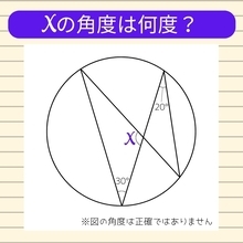 【角度当てクイズ Vol.9】xの角度は何度？