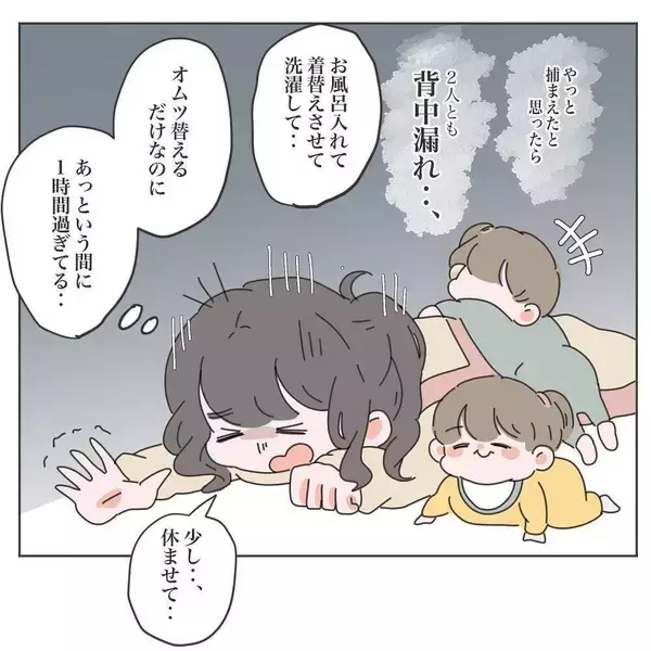 「「毎日味噌汁を作って」感動のプロポーズが守れない約束に…双子ワンオペ育児の壮絶な現実とは？【漫画】」の画像
