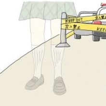 彼氏と海へ行った女子高生　帰り際にパトカーを見てから不可解なことが起きはじめる【漫画】