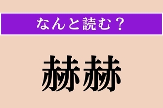 【難読漢字】「赫赫」正しい読み方は？ 明るく激しく輝く様子を言います