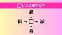 【穴埋め熟語クイズ Vol.4579】□に漢字を入れて4つの熟語を完成させてくださいの画像