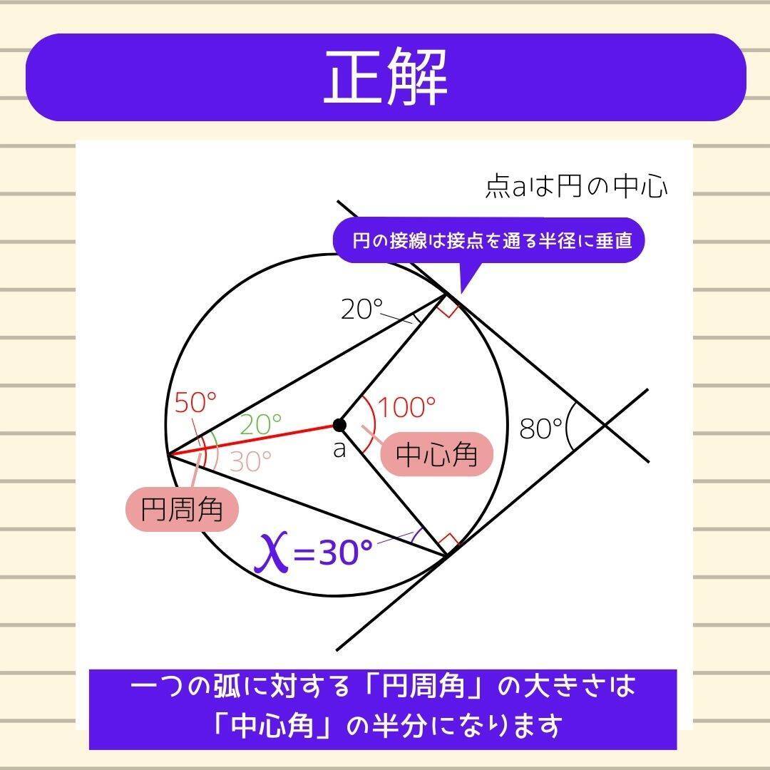 【角度当てクイズ Vol.1979】xの角度は何度？＜全3問＞