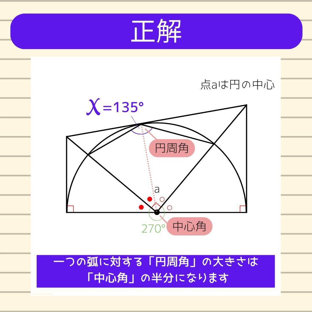【角度当てクイズ Vol.1917】xの角度は何度？＜全3問＞