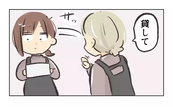 「【漫画】再びケーキを奪われそうになり、必死に守る私【バイト先で浮気現場に遭遇 Vol.73】」の画像