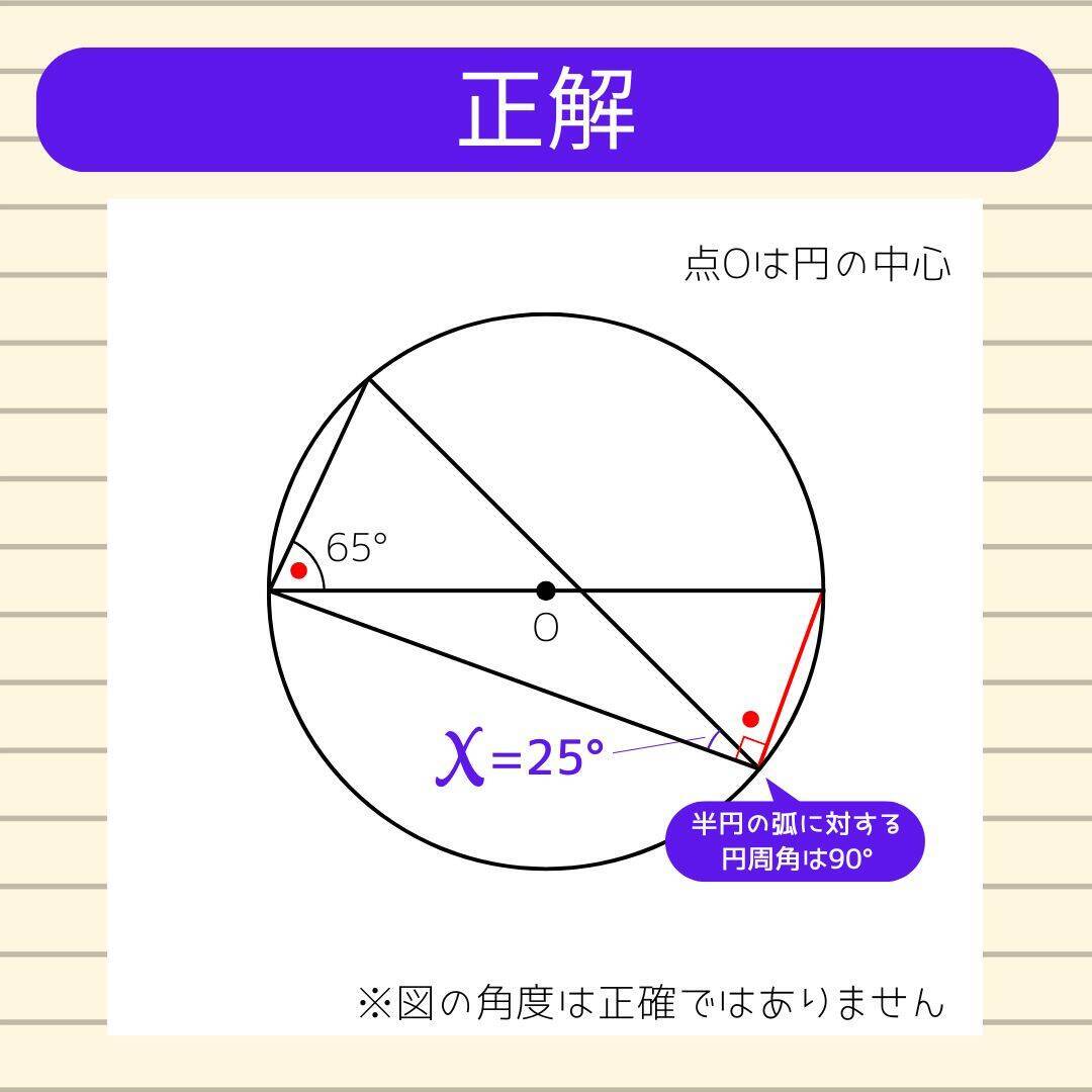 【角度当てクイズ Vol.1933】xの角度は何度？＜全3問＞