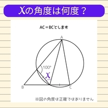 【角度当てクイズ Vol.1112】xの角度は何度？