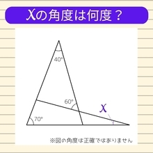 【角度当てクイズ Vol.95】xの角度は何度？