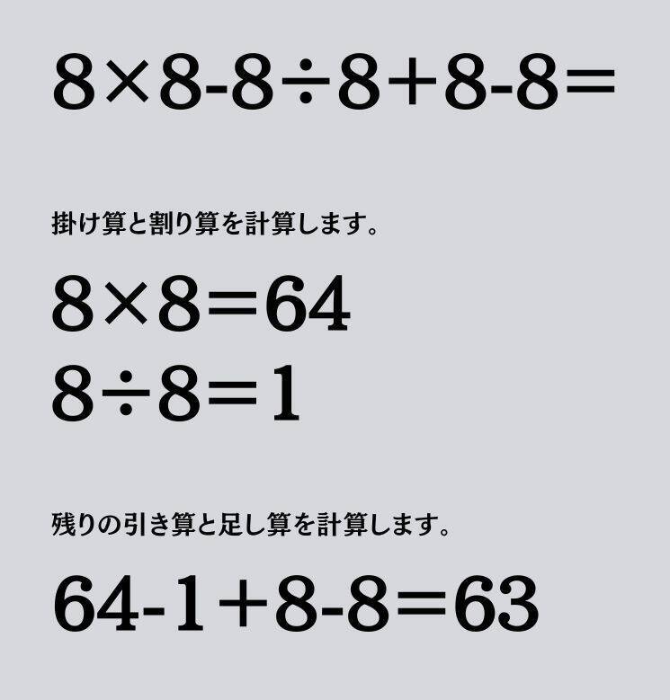 大人ならわかる？ 小学校の「算数」問題＜Vol.1716＞