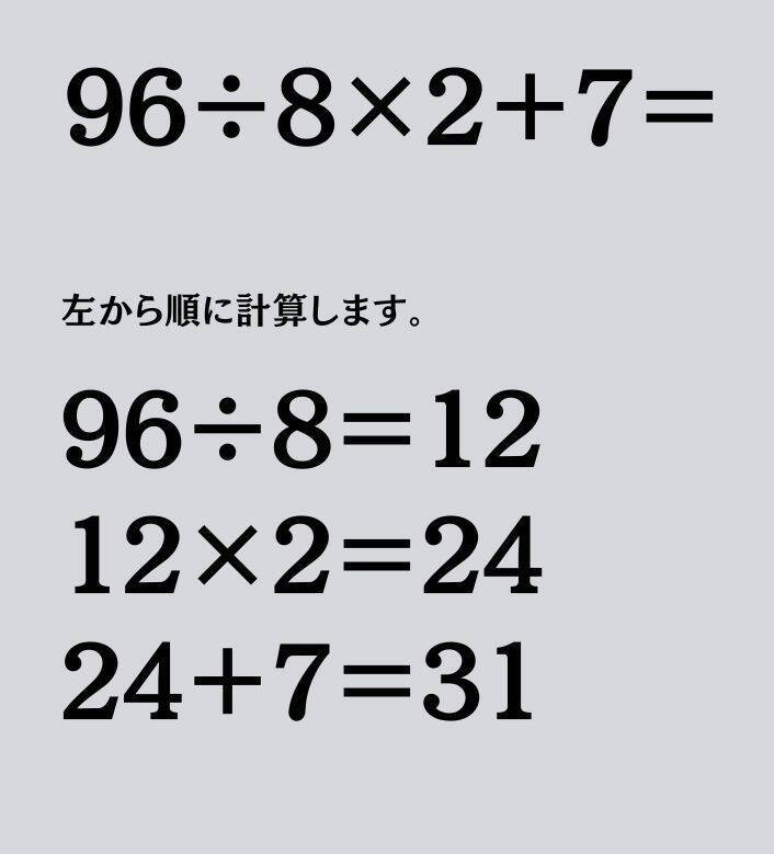 大人ならわかる？ 小学校の「算数」問題＜Vol.2088＞