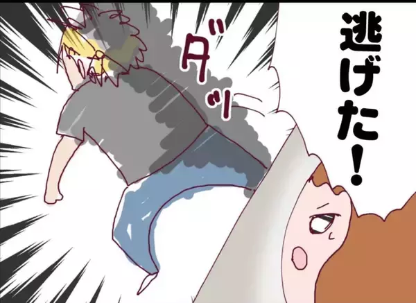 「【漫画】再びあのストーカー男が現れた！ 気持ち悪さが増している【突然、夫が消えた Vol.54】」の画像