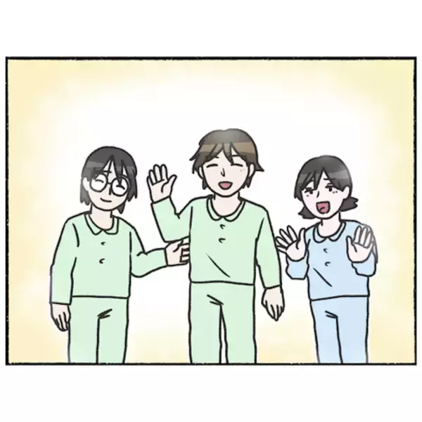 「【漫画】入院生活は2週間で終了！ 仲間と笑顔で別れる【母とうつと私。 Vol.88】」の画像