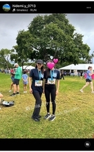 元歌手で薬丸裕英の妻・石川秀美、娘と11年連続ホノルルマラソン10K完走を報告