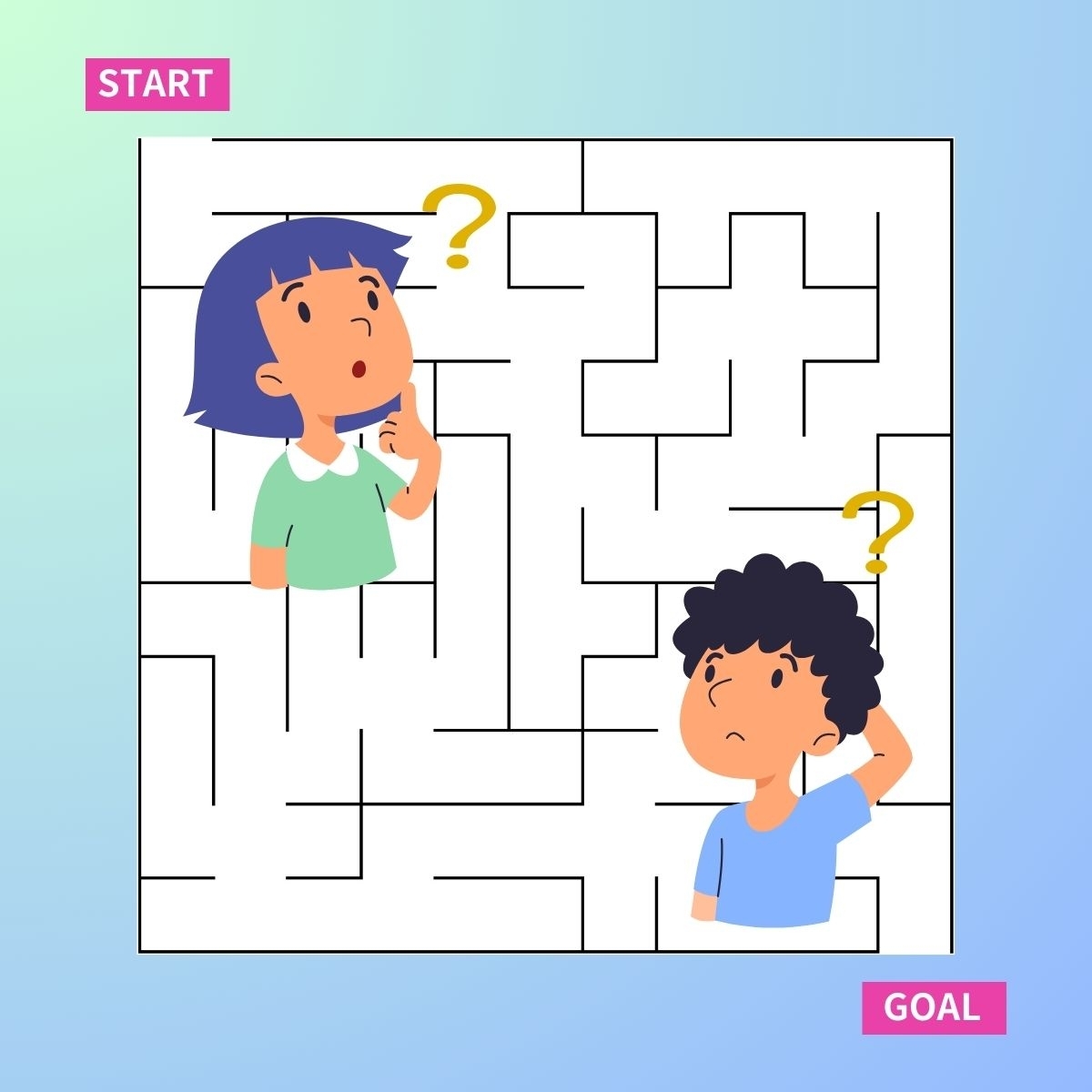 【Maze】Avoid Dead Ends and Aim for the Goal!＜2＞