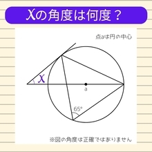 【角度当てクイズ Vol.923】xの角度は何度？