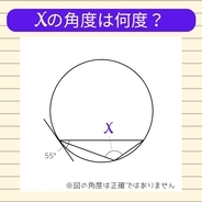 【角度当てクイズ Vol.1942】xの角度は何度？