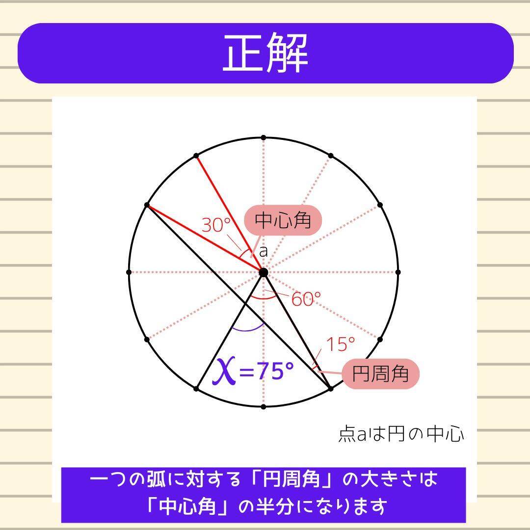 【角度当てクイズ Vol.2253】xの角度は何度？＜全3問＞